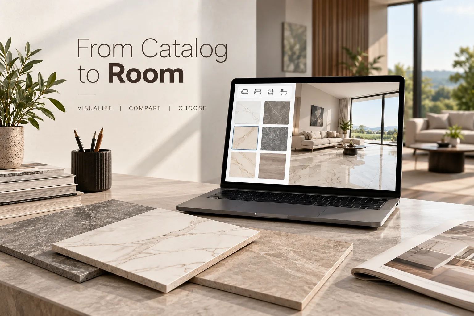  From Catalog to Room: How to Choose Porcelain Tiles with a Tile Visualizer